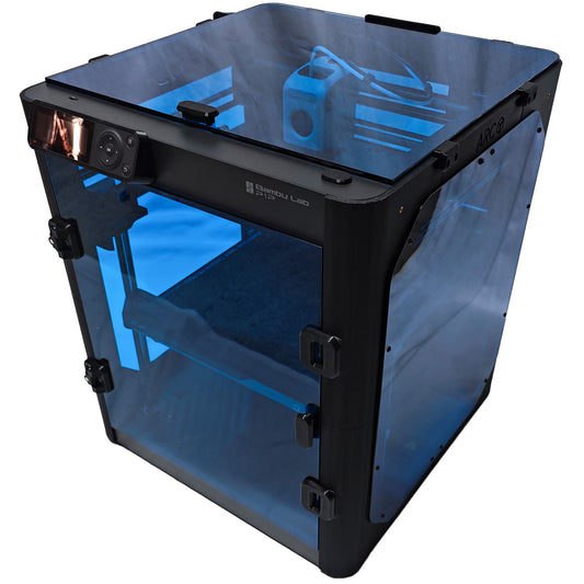 Bambu Lab P1P ARC Enclosure blue - improved 4mm version!