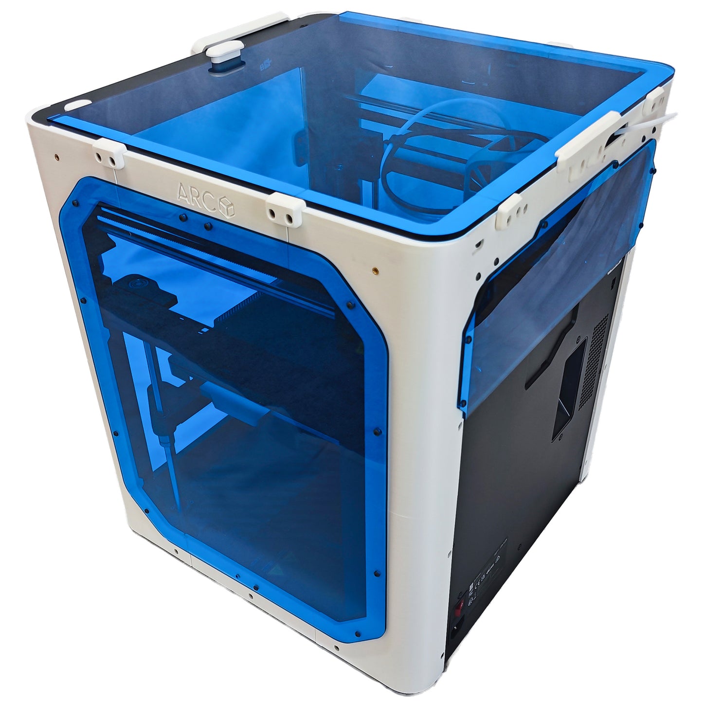 Bambu Lab P1P ARC Enclosure blue - improved 4mm version!